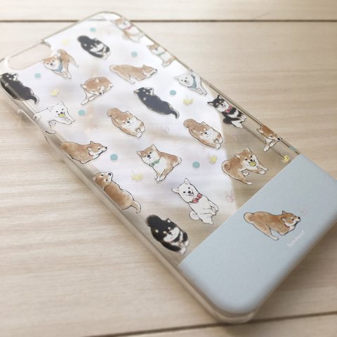 【iPhone】しば犬透明スマホケース