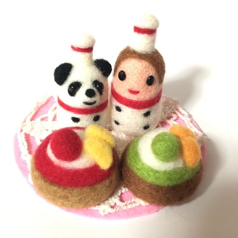 パティシエさんとミニタルト🐼