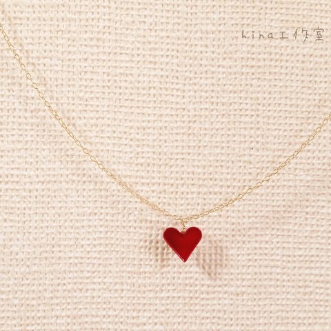 mini heart 小さなハートのペンダント〈再販127〉