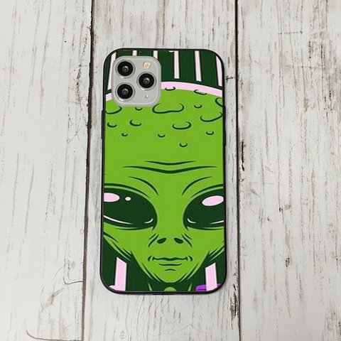 iphoneケース24 韓国 iphoneケース 強化ガラス おしゃれ 北欧 宇宙人アート　レトロ　アイフォン　リバティ　かわいい　流行り iface