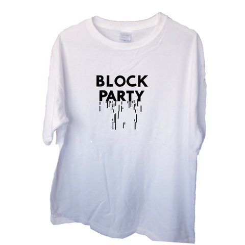 ビッグシルエットTシャツ BlockParty b,r