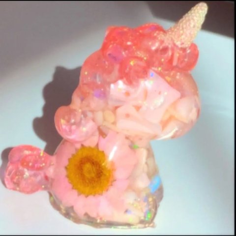 ゆめかわ♡PINKY♥UNICORN♡オルゴナイト♡‴