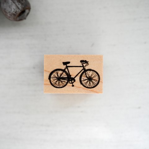 自転車 - road bike - [ラバースタンプ]