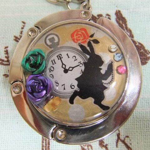 【童話シリーズ】時計うさぎのバッグチャーム