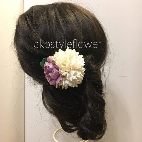 マムのコサージュ（ヘアクリップ） 