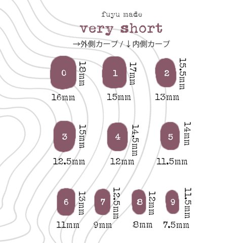 [サイズ計測チップ] ベリーショート