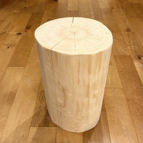 Hinoki Wood Stool  No.309