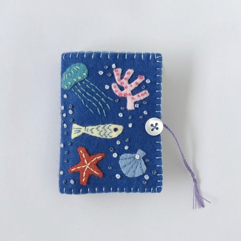 ニードルブック ーNeedle Bookー「海の中・青」