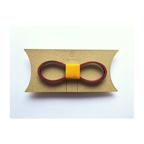 【tamago model】木製の蝶ネクタイ“Frame tie”