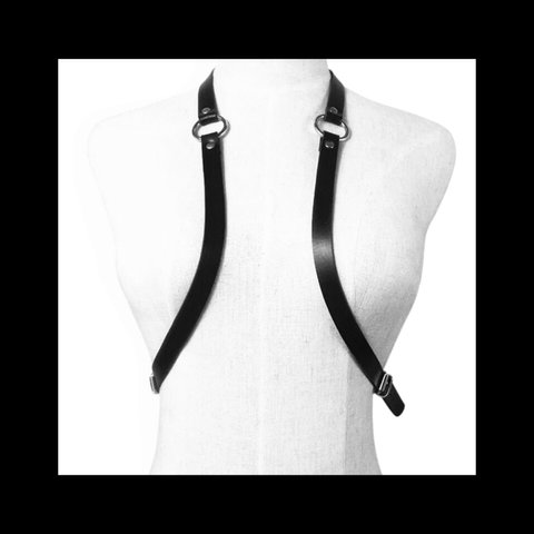 再販【harness@best_Leather ベルト。】ハーネス ベルト レザー ブラック 黒 バックル ピープス  ロック ゴシック ダーク パンク 病みかわいい