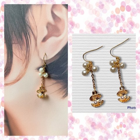 即購入◎ ハンドメイド ピアス イヤリング