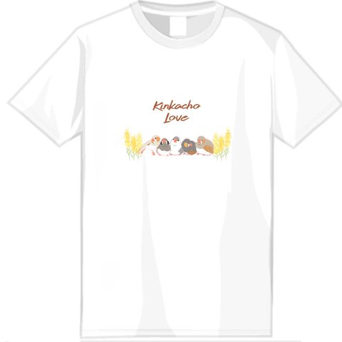 キンカさんのミモザTシャツ