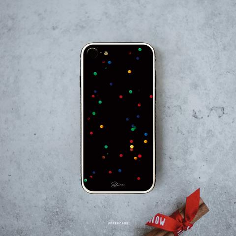 iPhone12 〜光〜 ガラススマホケース iphone8 iphoneSE第二世代 iphone11 iphone7 アイフォン  クリスマス