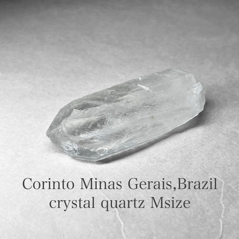 Corinto Minas Gerais crystal：storation・time link / ミナスジェライス州コリント産水晶M - 32：ストレーション・タイムリンク