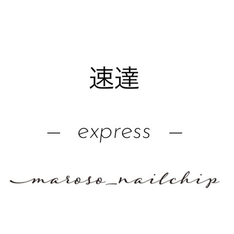 ✉︎  速達便 ✉︎ ◻︎ お急ぎの方はこちらもご購入下さい