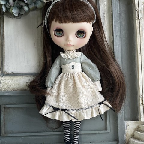 2440 ブライス さんのお洋服　classical Blythe ブライス アウトフィット 洋服 りかちゃん　22センチドール　クラシカル