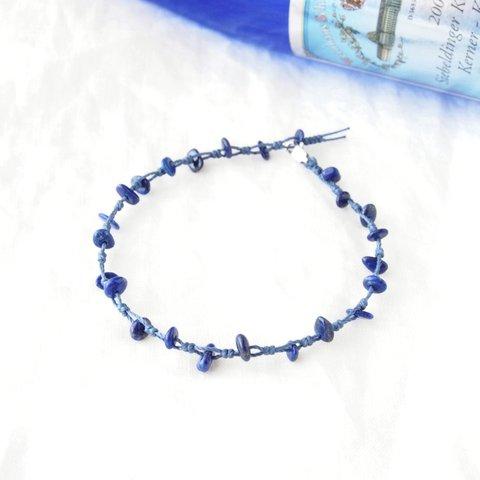 Chip Anklet（ラピスラズリ）