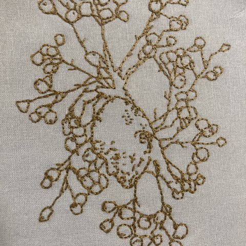 【オリジナル手刺繍】ミニトートバッグＢ