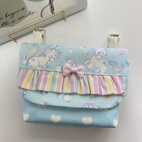 女の子 移動ポケット♪ポケット型マチ付き☆クリップ別売☆