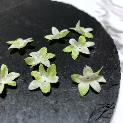 グリーン 造花 フラワー お花 ピアス 素材