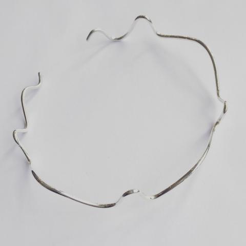 silver wave choker