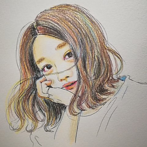 サンプル似顔絵