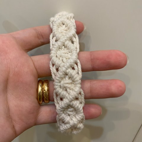 マクラメ編みネックレス