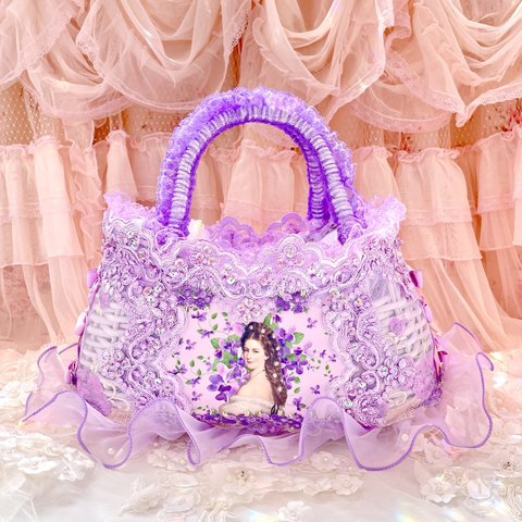 🌹Rococo調🌹design kago bag【エリザベート】・送料無料🌹