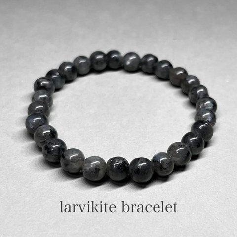 larvikite bracelet / ラルビカイトブレスレット 6mm