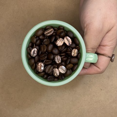 コーヒー豆リング