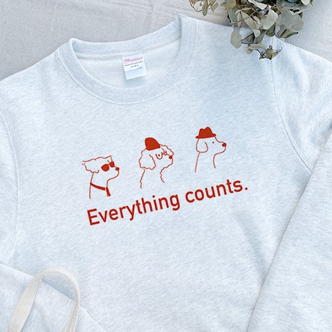 【トレーナー】Everything counts.