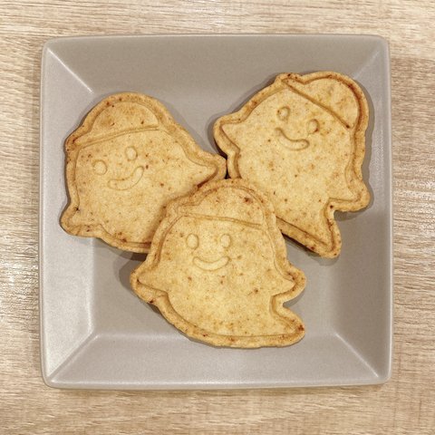 ゴーストクッキー　柏原みかん味【ハロウィンパッケージ】『1枚×3袋セット』