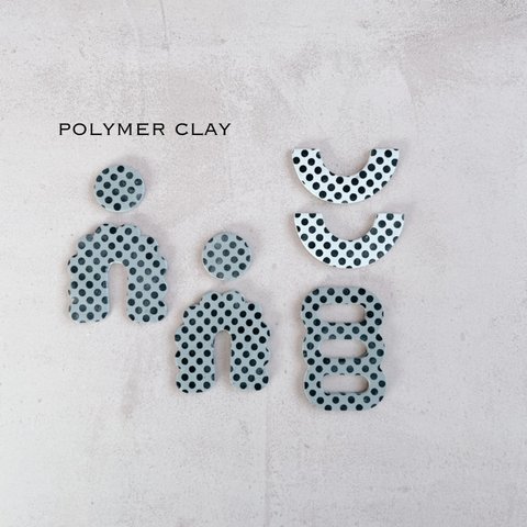 polmer clay parts set// ポリマークレイ ポリマークレイパーツ クレイパーツ 粘土 クレイ 軽量 クレイ型 ハンドメイドパーツ  クレイカッター ポリマークレイ型 