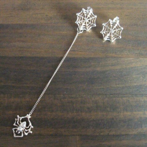 Spider's Web Pierce★クモの巣ピアス*イヤリング★揺れる