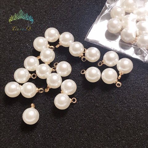 おススメ💓人気【２０個】8mm パールチャーム 492#　カン付き