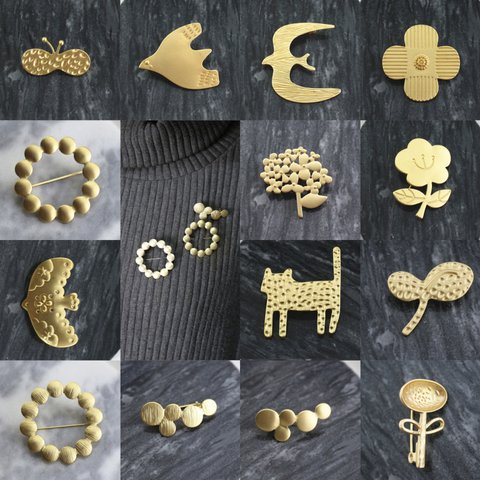 数量限定 🌸 選べるペアブローチ　~ Hokuou motif broach