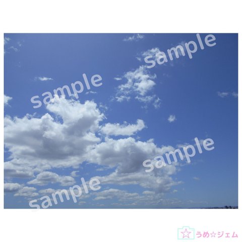 空と雲《sora-001》　5152×3864（PNGファイル）