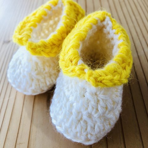 ベビー　ソックス　シューズ(バナナ2)                      Baby Socks Shoes (Banana2)