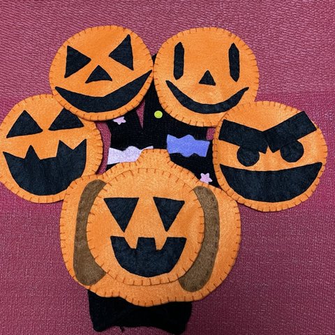 手袋シアター　楽しいにらめっこ(ハロウィンバージョン)