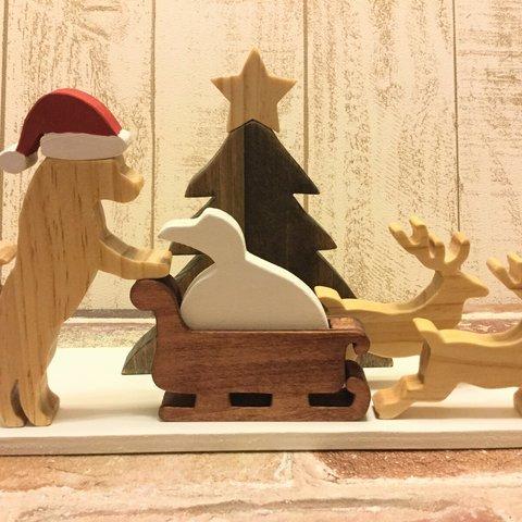 受注制作★クリスマス☆柴犬が遊ぶクリスマス飾り☆Christmas☆Xmas
