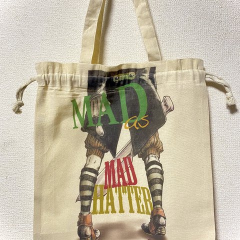 クシュッとトートバッグ【Mad Hatter】