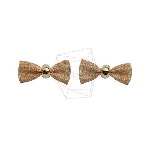 ERG-2654-G【2個入り】リボンピアス,Ribbon Earring/ 11mm X 23mm