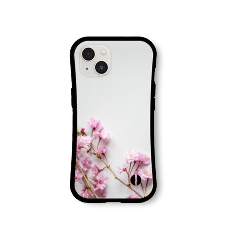 桜94 グリップケース iPhone15 iPhone14 iPhone13 iPhone12 iPhone11 iPhoneSE2  iPhoneSE3