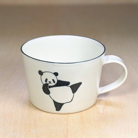 パンダスープカップ(ハイキックとローキック) 