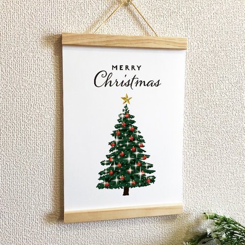 クリスマス　ポスター　クリスマスツリー