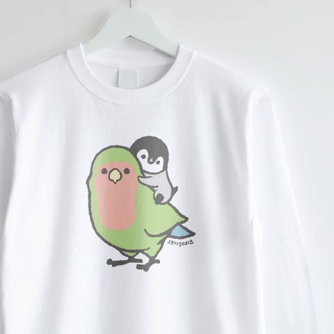 長袖Tシャツ（PETIT BIRD / コザクラインコ×ペンギン）