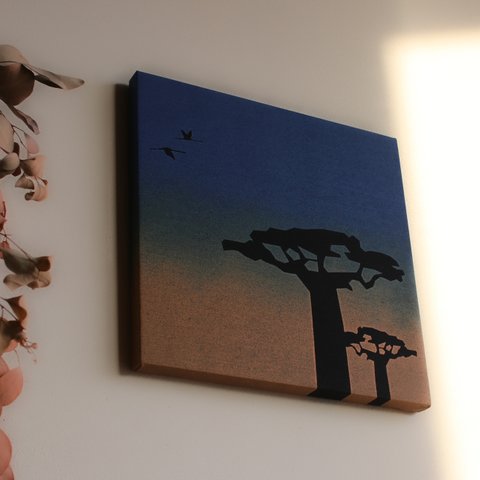 Baobab Sunset ファブリック/アートパネル