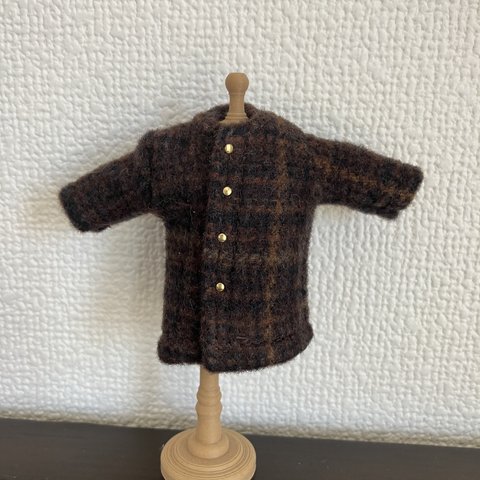 オビツ11 woolのコート　brown