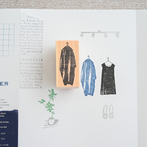 くったりジャケット  - drop shoulder jacket - [ラバースタンプ]