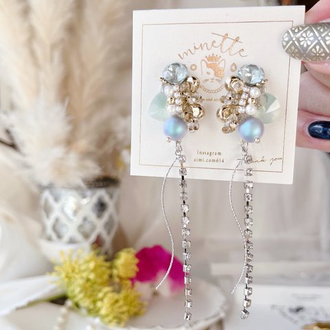 Crystal Blue bijou charm